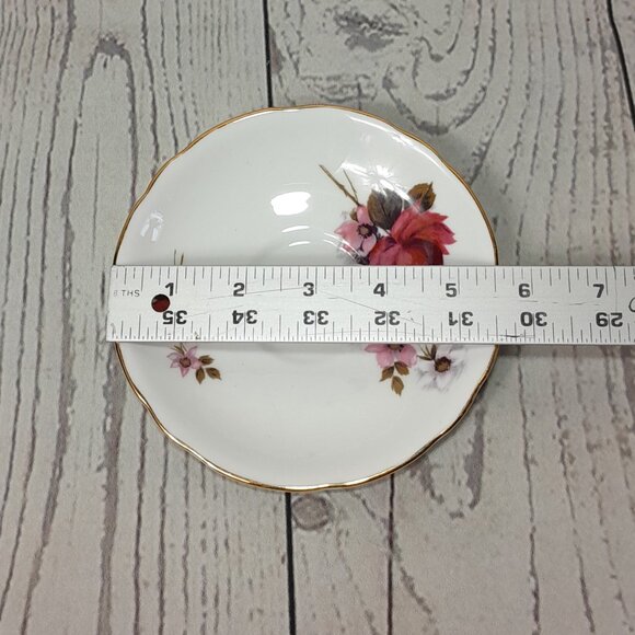 Royal Stafford Honey Bunch Tea Cup Saucer Salad Plate Floral Bone China England - Picture 15 of 16